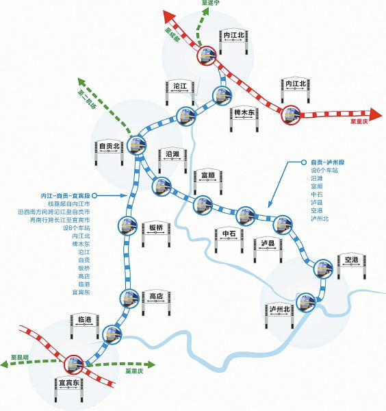 川南铁路规划示意图