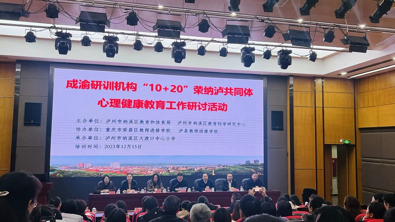 纳溪区举办成渝 “10+20” 荣纳泸共同体心理健康教育工作