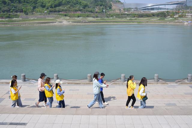 宜宾志愿者江边捡拾垃圾，守护长江母亲河(图4)