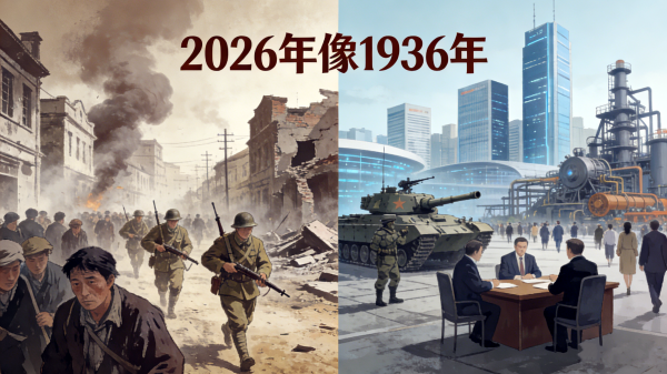 今天的2026年像90年前的1936年吗？
