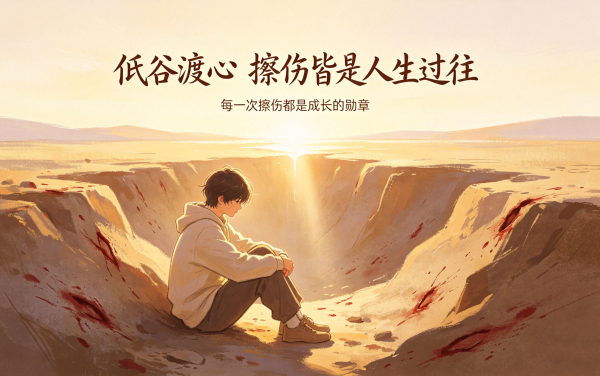 低谷渡心 擦伤皆是人生过往